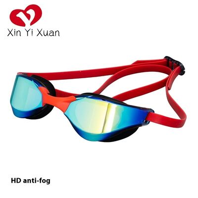 Swimming goggles for adults - silicone anti-fog swimming glasses. Electroplated cross-border professional racing goggles. Factory ODM/OEM. Speed swimming goggles.