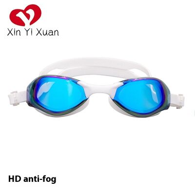 Adult swimming goggles - Silicone anti-fog swimming goggles - Professional nose pads - Men's and women's electroplated swimming glasses - Factory customized OEM/ODM swimming goggles