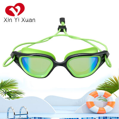 Multi-color lightweight and transparent competitive swimming goggles, anti-fog and waterproof adult universal swimming equipment, factory customized high-definition swimming goggles