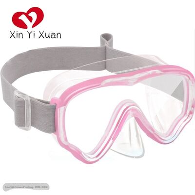 Adult dry-type diving mask - Silicone snorkel mask - Cross-border - Customized by the manufacturer for ODM/OEM - Anti-fog diving glasses