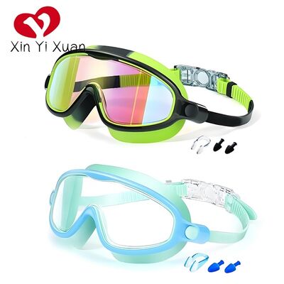 Children Swim Goggles PP Frame & Shatterproof PC Lens Waterproof Anti-fog Swimming Eyewear