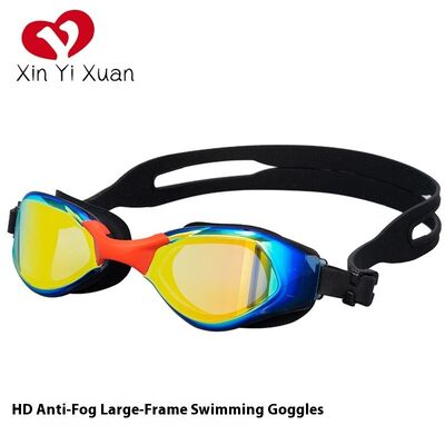 Factory Wholesale Professional Adult Training Swim Goggles Impact Resistant PC Lens Skin Friendly Silicone Seal & Elastic Silicone Head Strap Waterproof Swimming Goggles