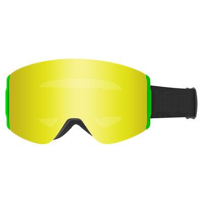 Men's and women's outdoor mountaineering snow goggles with cylindrical magnetic anti-fog design. Customized ski goggles for manufacturers. Equipment for skiing.