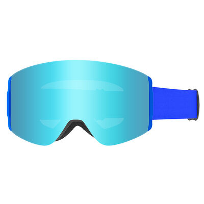 Men's and women's outdoor mountaineering snow goggles with cylindrical magnetic anti-fog design. Customized ski goggles for manufacturers. Equipment for skiing.
