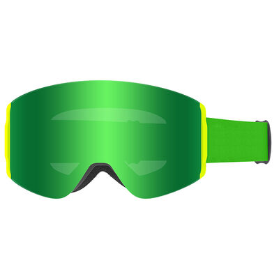 Men's and women's outdoor mountaineering snow goggles with cylindrical magnetic anti-fog design. Customized ski goggles for manufacturers. Equipment for skiing.