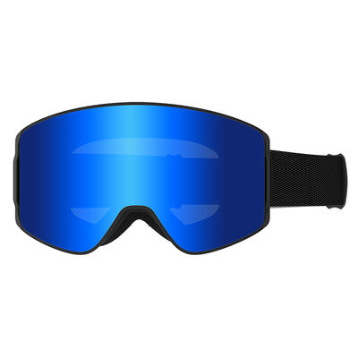 Customized cross-border skiing glasses - Anti-fog and UV-protective snow goggles with curved snow surface design - Men's and women's protective eyewear for mountain climbing, snow climbing and skiing