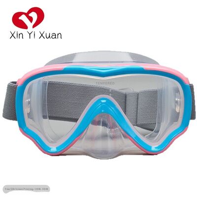Children's dry-type diving mask - Silicone floating snorkel mask - Cross-border knitted headband - Cross-border anti-fog diving glasses - Factory custom OEM/ODM waterproof goggles