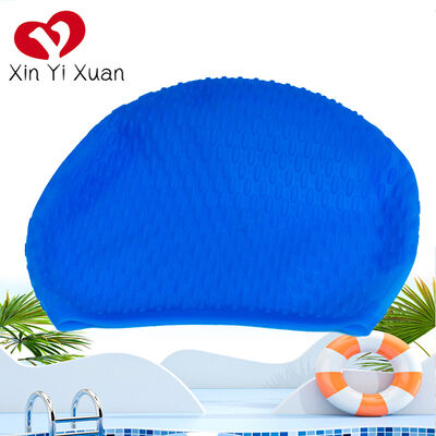 Water droplet cap - Adult outdoor water sports equipment - Men's and women's waterproof swimming pool training - Elasticity - Factory custom-made silicone swimming cap