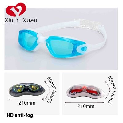 Adult swimming goggles - Silicone waterproof and anti-fog swimming glasses - Suitable for both men and women across borders - Electroplated custom-made swimming goggles