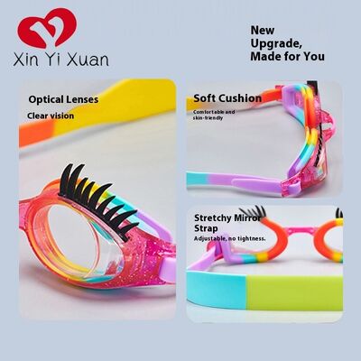 Adult swimming goggles - New model from Amazon Cross-border - Waterproof and anti-fog swimming glasses - Silicone suitable for both men and women - Factory customized swimming goggles