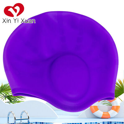 Ear protectors. Made by professional silicone. Swimming cap. For adults and women. Suitable for long hair during swimming. Waterproof and moisture-proof. Silicone swimming cap.
