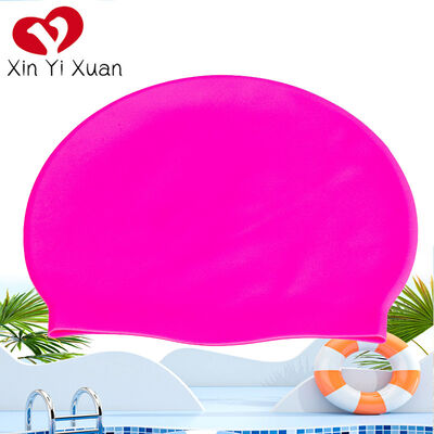 Customized swimming caps by the manufacturer. Outdoor cross-border products from Amazon for both men and women. Silicone swimming accessories for snorkeling and hair protection. 55 grams in weight.