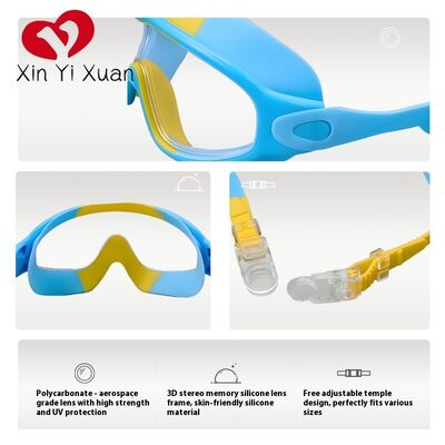 2025 New Model Customized Prescription Swimming Glasses for Men and Women - High-Definition Large Frame Silicone Anti-Fog Swimming Glasses - Waterproof Protective Goggles