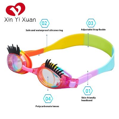 kids swimming goggles No Leak Wide View Swim Goggles Anti Fog&UV Kids Goggles for Boys Girls