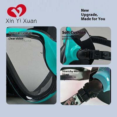 Premium Anti-Fog Snorkeling Mask Comfortable & Leak-Proof Swim Goggles with Nose Cover for Scuba Diving, Snorkeling & Underwater Adventures-Scuba Diving Mask for Adults