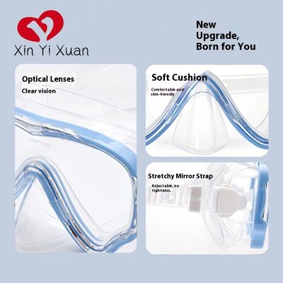 Scuba Diving Mask for Adults - Mask Comfortable & Leak-Proof Swim Goggles with Nose Cover for Scuba Diving,Premium Anti-Fog Snorkeling  Snorkeling & Underwater Adventures