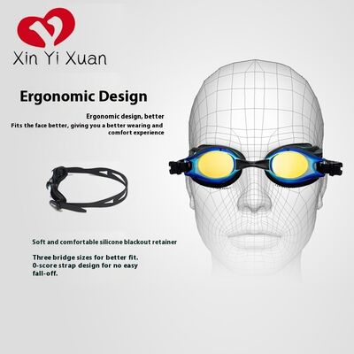 Customized ODM/OEM swimming goggles - Silicone anti-fog swimming goggles for both men and women from Japan and South Korea across borders - 2025 new model - One-piece swimming goggles