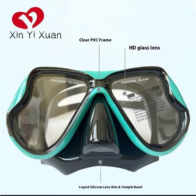 2025 New Model Deep-Diving Mask - Adult Cross-border Swimming Anti-Fog Diving Glasses - Fully Dry Surfing Silicone Customized Snorkeling Mask