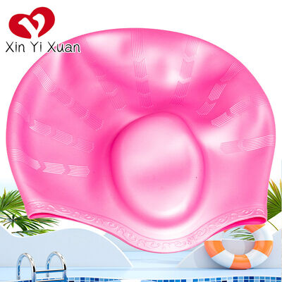 New Model Ear Protection Cap - Professional Silicone Material - Swimming Cap for Adults and Women - Waterproof and Durable for Long Hair in Swimming - Customized Silicone Swimming Cap by the Manufactu