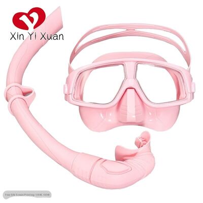 Cross-border snorkeling set, adult nearsighted diving glasses, wet breathing tube, factory customized ODM/OEM, waterproof and anti-fog snorkeling mask