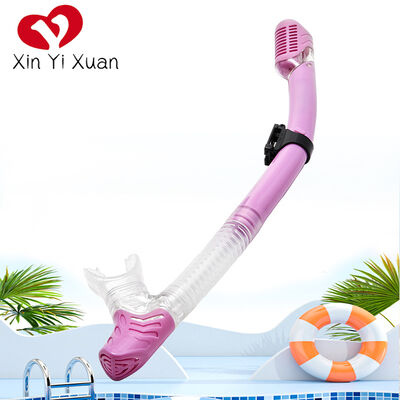 Customizable Comfortable Dry Scuba Diving Snorkel Silicon PVC Swim Training Snorkel 49cm Length