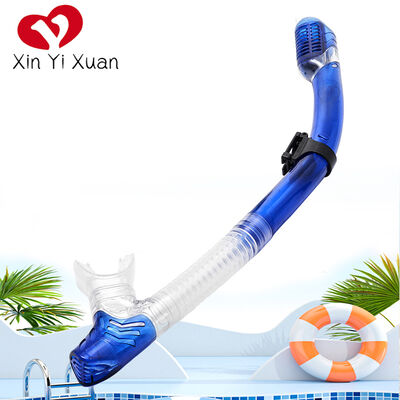 Customizable Comfortable Dry Scuba Diving Snorkel Silicon PVC Swim Training Snorkel 49cm Length