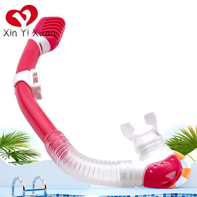 Dry-type diving breathing tube for snorkeling equipment. Men's and women's outdoor swimming sports supplies. Silicone children's breathing tube.