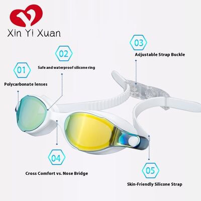 Elite Anti - Fog UV - Shielding Swim Goggles with Wide - Angle Vision waterproof swim goggles anti fog swim goggles