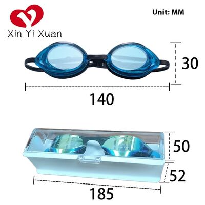 Adult swimming goggles - Silicone anti-fog swimming goggles - Professional swimming equipment - Customized by the manufacturer - Suitable for both men and women