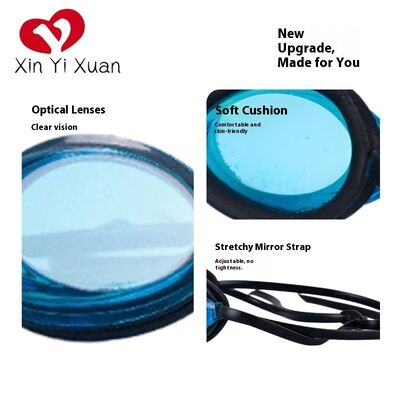 Adult swimming goggles - Silicone anti-fog swimming goggles - Professional swimming equipment - Customized by the manufacturer - Suitable for both men and women