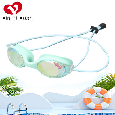 Multi-color swimming goggles, anti-glare high-definition anti-fog swimming training equipment, custom-made for adults and children, anti-fog and waterproof swimming glasses