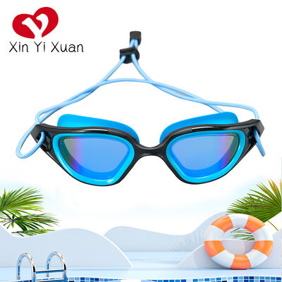 Multi-color lightweight and transparent competitive swimming goggles, anti-fog and waterproof adult universal swimming equipment, factory customized high-definition swimming goggles