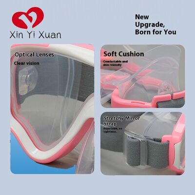Adult dry-type diving mask - Silicone snorkel mask - Cross-border - Customized by the manufacturer for ODM/OEM - Anti-fog diving glasses