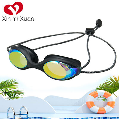 New style swimming goggles - elastic rope version - waterproof and anti-fog swimming glasses - custom-made by the factory - electroplated - cross-border children's swimming goggles