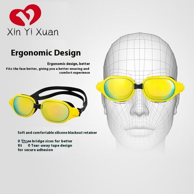 Factory Direct Selling Customized Logo UV Protection Competition Swimming Goggles for Adults