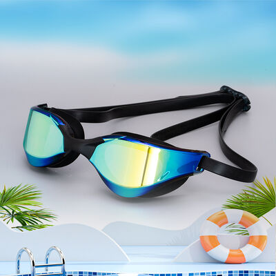 Custom Private Label Colorful PC Lenses Waterproof Anti-fog Swimming Goggles for Summer Vacation