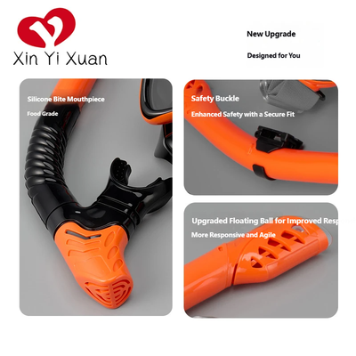 Adult diving goggles breathing tube silicone set dry diving goggles Southeast Asian Cross border Snorkeling Mask for Men and Women