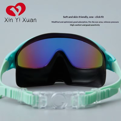 Adult Swimming Goggles with Anti-Fog Technology and Adjustable Silicone Strap in Electroplating Finish