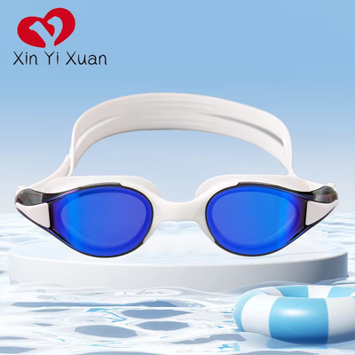 Adult swimming goggles - High-definition anti-fog and waterproof electroplated - Women's and men's silicone connected swimming goggles - Factory direct supply for wholesale