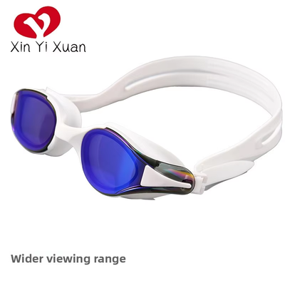 Adult swimming goggles - High-definition anti-fog and waterproof electroplated - Women's and men's silicone connected swimming goggles - Factory direct supply for wholesale