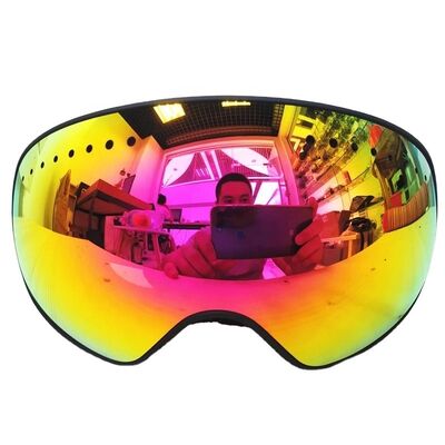 2025 Winter New Style Adult Ski Goggles - Magnetic Attachment Double-Layer Anti-Fog Ski Snow Goggles - Customized ODM Windproof Protective Eyeglasses