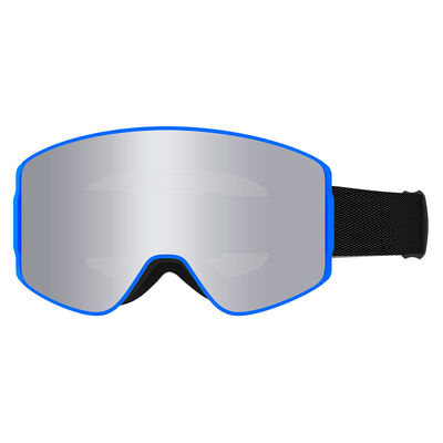 Customized cross-border skiing glasses - Anti-fog and UV-protective snow goggles with curved snow surface design - Men's and women's protective eyewear for mountain climbing, snow climbing and skiing