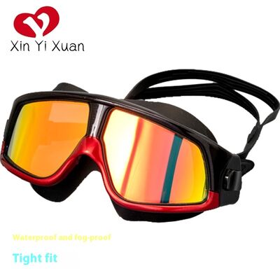 Factory Direct Delivery of Customizable Waterproof and Anti-fog Silicone PC Adult Swimming Goggles